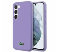 Etui i futerały do telefonów - Lacoste LCHCS23SSLOU Hardcase Silicone do Samsung Galaxy S23 Fioletowy - miniaturka - grafika 1