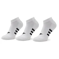 Skarpetki damskie - Skarpety stopki unisex adidas Performance Cushioned Low Socks 3 Pairs HT3449 Biały - miniaturka - grafika 1