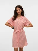 Sukienki - Vero Moda Sukienka w kolorze czerwono-białym - miniaturka - grafika 1