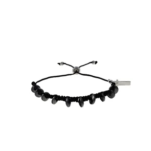 Bransoletka - dziesiątek różańca - hematyt - Ematite - Bransoletki - miniaturka - grafika 1