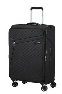 Samsonite Litebeam Spinner M, walizka z możliwością rozszerzenia, 66 cm, 67/73 l, czarna (czarna), czarny (czarny), Spinner M (66 cm - 67/73 L), Walizka - Walizki - miniaturka - grafika 1