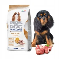 Sucha karma dla psów - Monge adult mini monoprotein jagnięcina z ryżem 1,5 kg - miniaturka - grafika 1