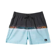 Spodenki męskie - Męskie Szorty QUIKSILVER EVERYDAY WORDBLOCK VOLLEY 17 AQYJV03150-KTA6 – Szary - miniaturka - grafika 1