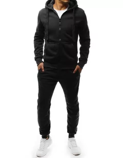 Dres męski czarny Dstreet AX0380-L - Dresy męskie - miniaturka - grafika 1