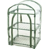 Szklarnie ogrodowe - Szklarenka foliowa mini Fleure 50 x 45 x 84 cm, 2 półki - miniaturka - grafika 1