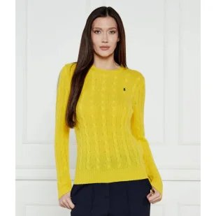 POLO RALPH LAUREN Wełniany sweter JULIANNA Slim Fit z dodatkiem kaszmiru - Swetry damskie - miniaturka - grafika 1