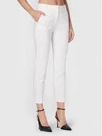 Spodnie damskie - Pinko Spodnie materiałowe Bello 1G17VM 1739 Beżowy Regular Fit - miniaturka - grafika 1