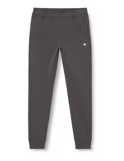 Spodnie męskie - Champion Authentic Pants C-Logo Slim Spodnie męskie, Grigio Grafite, S - grafika 1