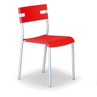 Fotele i krzesła biurowe - B2B Partner Krzesło kuchenne Lindy, czerwony pc-012 red - miniaturka - grafika 1