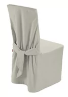 Pokrowce na meble - Dekoria Sukienka na krzesło melanż szaro-beżowy 45 × 94 cm Loneta 580-133-65 - miniaturka - grafika 1
