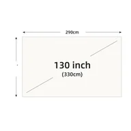 Ekrany projekcyjne - Ekran projekcyjny, rozmiar 130 cali, obsługa 4K, kąt widzenia 160 stopni, 130 cali - miniaturka - grafika 1