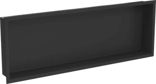 Mexen X-Wall-R półka wnękowa z kołnierzem 90 x 30 cm, czarna - 1970903010 - Półki łazienkowe - miniaturka - grafika 1