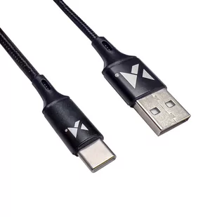 Wozinsky kabel USB - USB Typ C 2,4A 1m czarny (WUC-C1B) - Kable USB - miniaturka - grafika 3