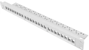 Lanberg Patch panel pusty PPKS-1024-S 24 port 1U 19\" do modułów keystone szary PPKS-1024-S - Szafy rack - miniaturka - grafika 8