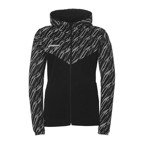 uhlsport Piłka nożna Progressive 28 Multi Hood kurtka – damska kurtka treningowa, sportowa bluza z kapturem i stójką