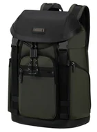 Plecaki - Plecak miejski Samsonite Relyon Backpack 15,6" with flap - green - miniaturka - grafika 1