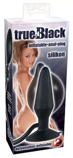 Wibratory analne - You 2 Toys 5066990000 True Black Analplug-Wibrator 42-506699 - grafika 1