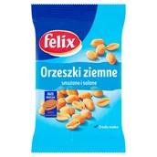 Inne przekąski suche - Felix ORZESZKI ZIEMNE SMAŻONE I SOLONE 70G zakupy dla domu i biura 50500370 - miniaturka - grafika 1