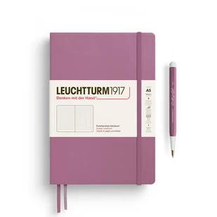 Notatnik Leuchtturm1917 Medium A5, kropki, Dusty Rose - Notesy i bloczki - miniaturka - grafika 1