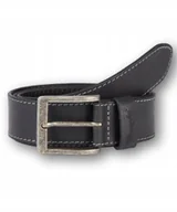 Paski - Pasek Wrangler BASIC STITCHED 112125436 W0081US01 Black 85 - miniaturka - grafika 1