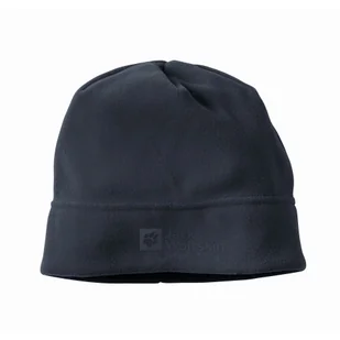 Czapka polarowa Jack Wolfskin REAL STUFF BEANIE night blue - ONE SIZE - Czapki męskie - miniaturka - grafika 1