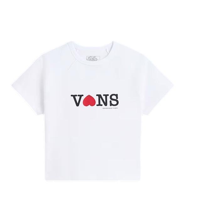 T-shirt Damski VANS Souvenir Baby Tee White VN000XEAWHT1 L