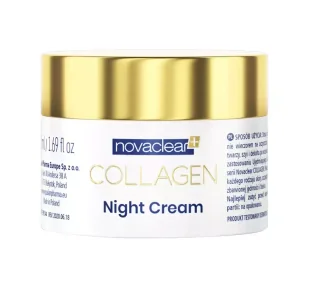 Equalan Novaclear+ Collagen ujędrniająco wygładzający krem na noc 50 ml - Kremy do twarzy - miniaturka - grafika 1