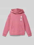 Bluzy dla dziewczynek - Bluza z kapturem i nadrukiem z motywem i logo model ‘SURF FEELING’ - miniaturka - grafika 1