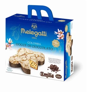 Melegatti Colomba Gocce di Cioccolato - tradycyjna włoska babka (750 g) - Inne słodycze - miniaturka - grafika 1