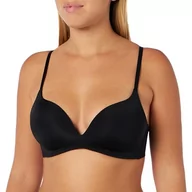 Biustonosze - Sloggi Happy Micro P damski biustonosz wyściełany, czarny, S - miniaturka - grafika 1