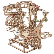 Zabawki konstrukcyjne - Ugearsmodels Tor Kulkowy Marble Run - model mechaniczny do składania - fornir - 400 elementów - Ugearsmodels UGE-20047 - miniaturka - grafika 1