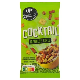 Carrefour Sensation Mieszanka panierowanych orzeszków ziemnych i chrupek ryżowych 150 g - Orzeszki - miniaturka - grafika 1