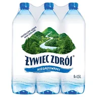 Woda - Żywiec Zdrój Niegazowany Woda źródlana 1,5 l x 6 sztuk - miniaturka - grafika 1