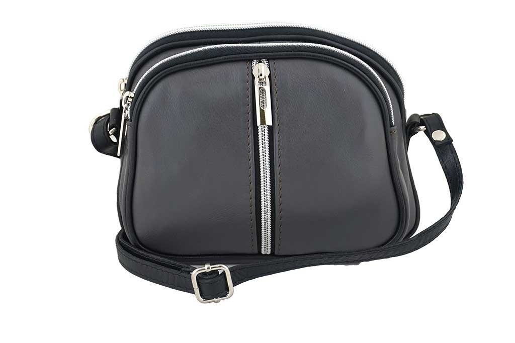 Listonoszka damska - Barberini's - Szaro - czarna