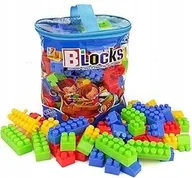 Klocki - Plastikowe klocki konstrukcyjne, patyczki, gra matematyczna do liczenia - miniaturka - grafika 1