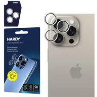 Pozostałe akcesoria do telefonów - Szkło hartowane na obiektyw 3MK Hardy Lens Protection Pro do Apple iPhone 15 Pro Naturalne - miniaturka - grafika 1