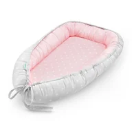 Kokony niemowlęce - Kokon niemowlęcy lovely dots pink & grey - miniaturka - grafika 1