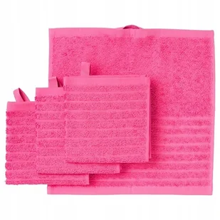 IKEA VAGSJON Ręcznik komplet 4 szt 30x30 cm do rąk RÓŻOWY róż - Ręczniki - miniaturka - grafika 1