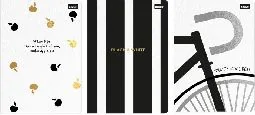 Zeszyt A4 60K.Kratka Black White 1Szt.Mix