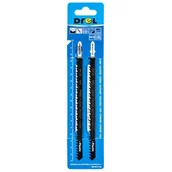 Brzeszczoty - Brzeszczot do wyrzynarek z chwytem typu "T" drewno/plastik 155 mm zestaw 2 szt. Drel - miniaturka - grafika 1