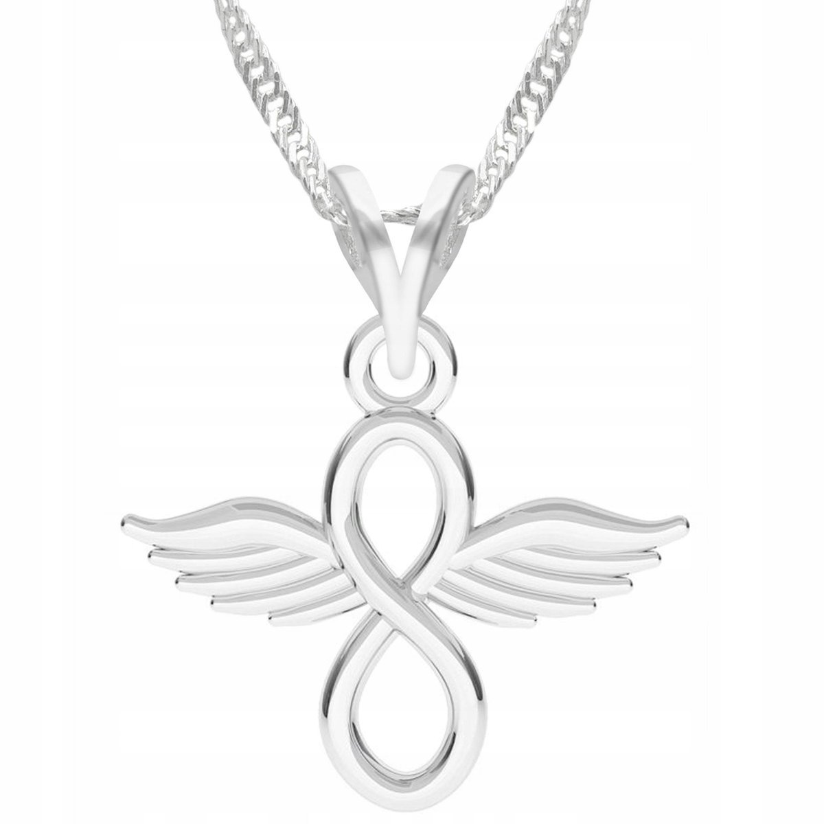 Naszyjnik Srebrny z Nieskończonością Symbol Nieskończoność SREBRO 925