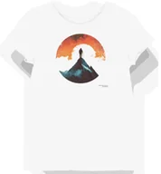 Koszulki i topy damskie - Koszulka damska biała z motywem górskiego podróżnika XXL - miniaturka - grafika 1