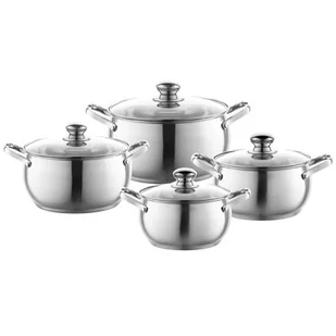 Garnki nierdzewne miron kpl 8el kod: 50C-KPL-G/08/MIR - Garnki - miniaturka - grafika 1