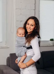 LennyLamb LennyUpGrade MAŁA JODEŁKA SZARA - Nosidełka dla dzieci - miniaturka - grafika 1