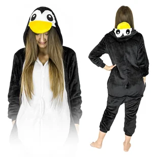 Pingwin Kigurumi Onesie Dres Piżama Kombinezon Xl - Stroje karnawałowe Pingwin Kigurumi Onesie Dres Piżama Kombinezon Xl - Stroje karnawałowe - miniaturka - grafika 1