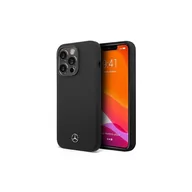 Etui i futerały do telefonów - Mercedes Nakładka do iPhone 14 Pro 6,1" MEHCP14LSILBK czarna hardcase Silicone Line - miniaturka - grafika 1