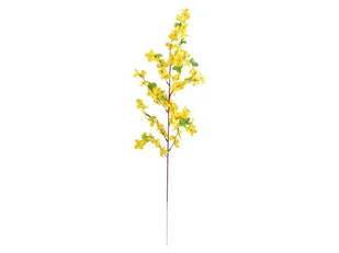 Gałązka forsycji - 67 cm - 1 szt. - Sztuczne kwiaty - miniaturka - grafika 1