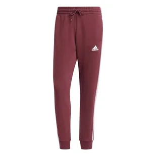 adidas Męskie spodnie Essentials z polaru ze zwężanymi mankietami z 3 paskami, XXL - Spodenki męskie - miniaturka - grafika 1