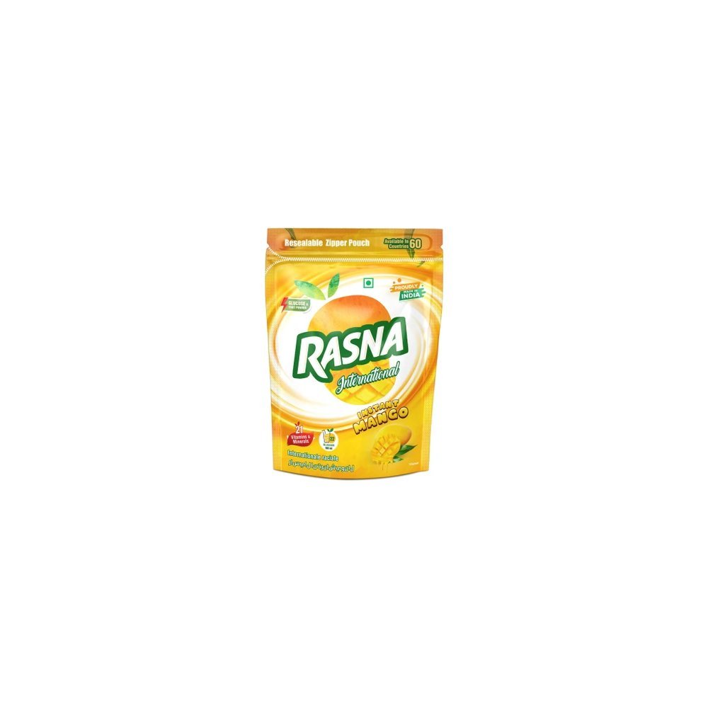 Napój w proszku RASNA Mango 500 g - owocowy smak szybkie rozpuszczanie