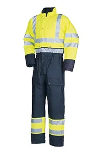 SIOEN 5616A2F010652XL Rabaul Hi-Vis zimowy płaszcz przeciwdeszczowy, XX-duży, żółty/granatowy - Płaszcze damskie - miniaturka - grafika 1